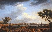 Claude Joseph Vernet Premiere vue du port de Toulon, vue du Port-Neuf pris a l'angle du Parc d'artillerie oil
